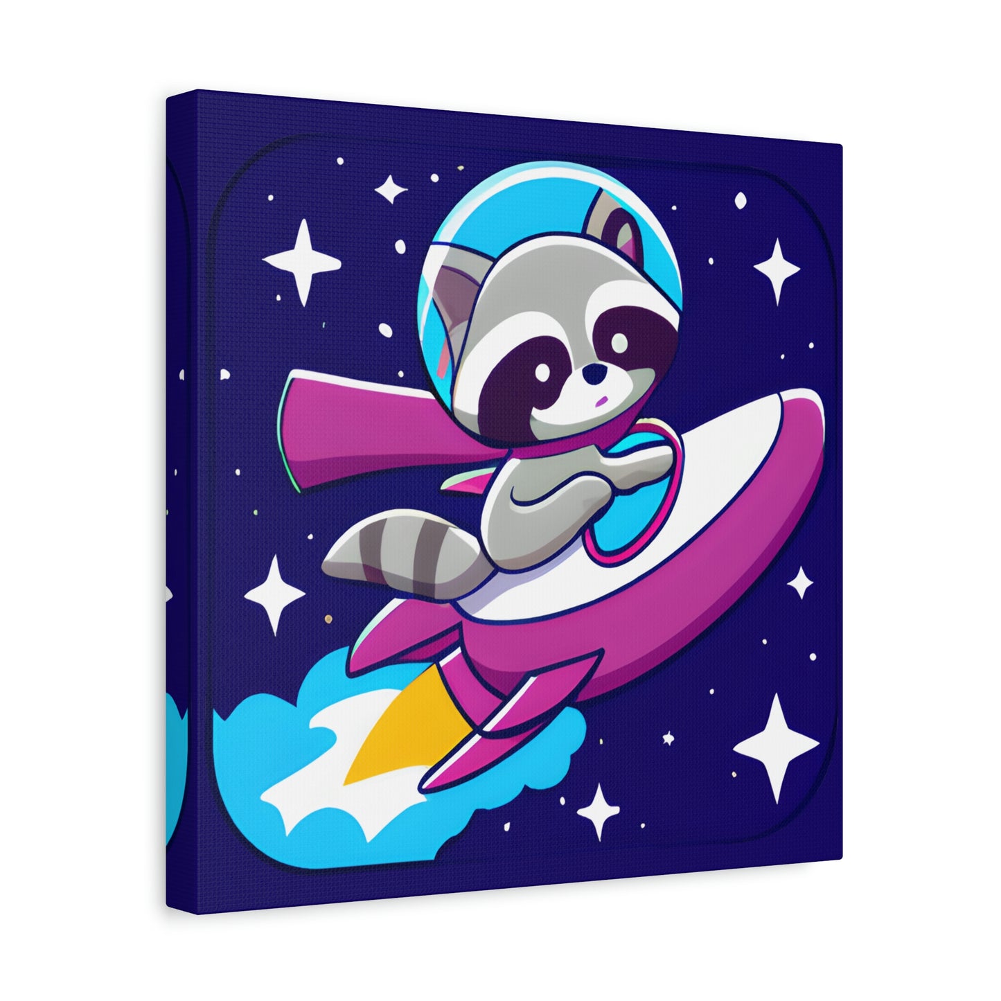 Space Cadet Jerry Canvas - Raccoon Paradise