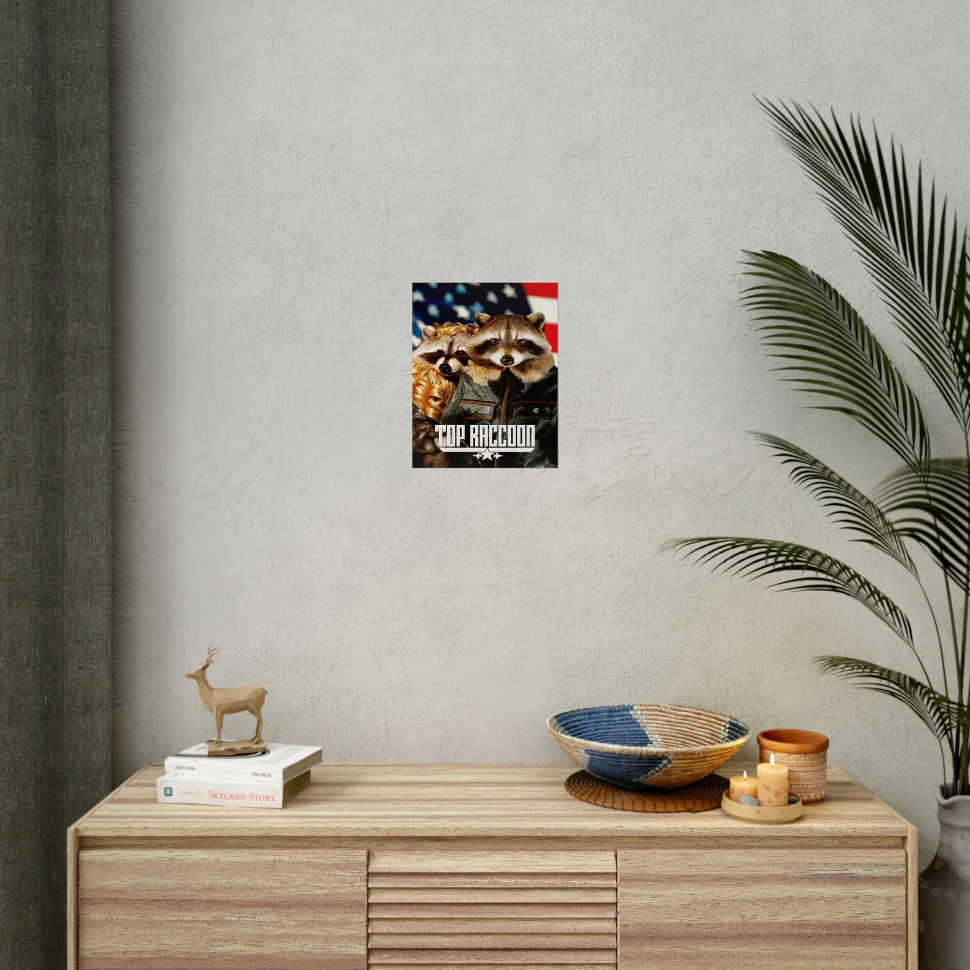 Top Raccoon Poster - Raccoon Paradise