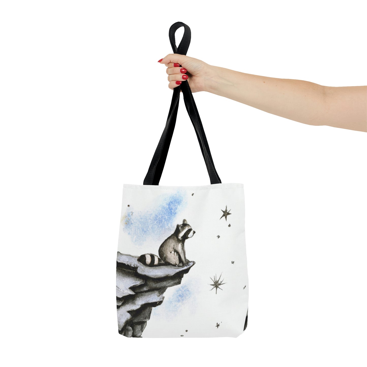 Riley Raccoon's Stellar Night Out Tote Bag - Raccoon Paradise