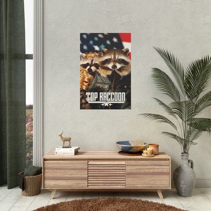 Top Raccoon Poster - Raccoon Paradise