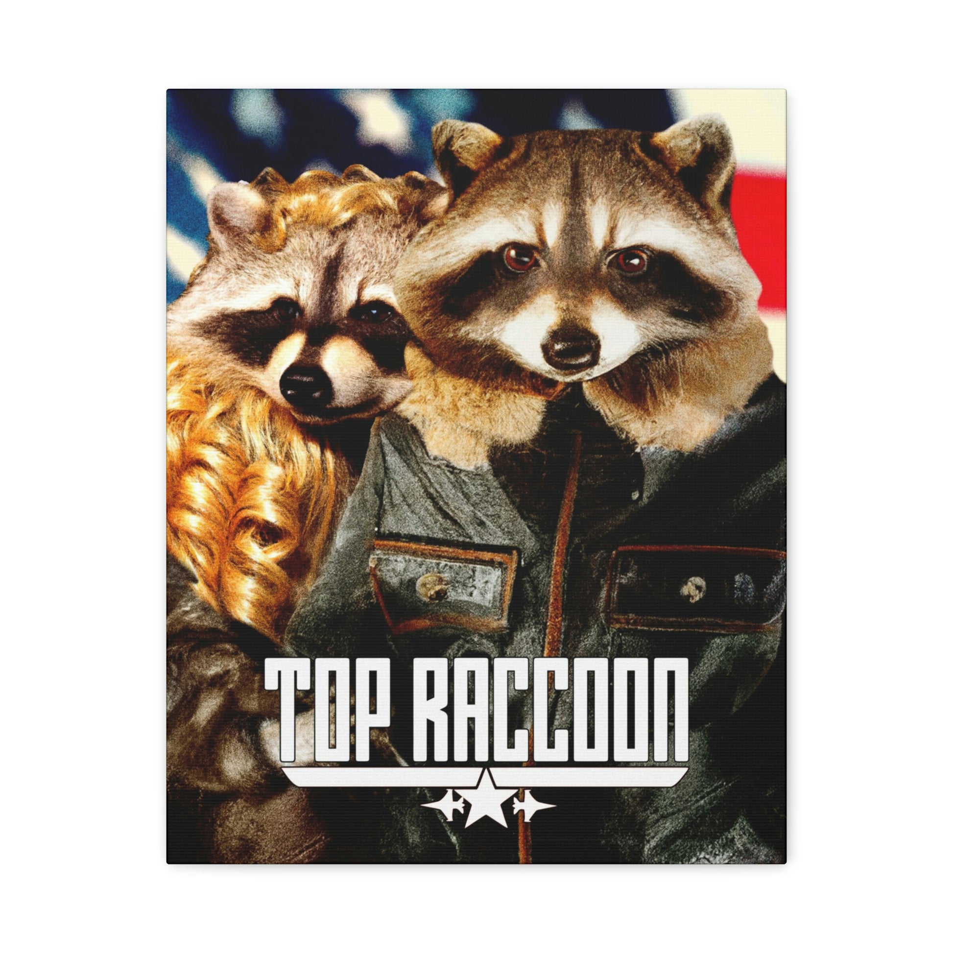 Top Raccoon Canvas - Raccoon Paradise