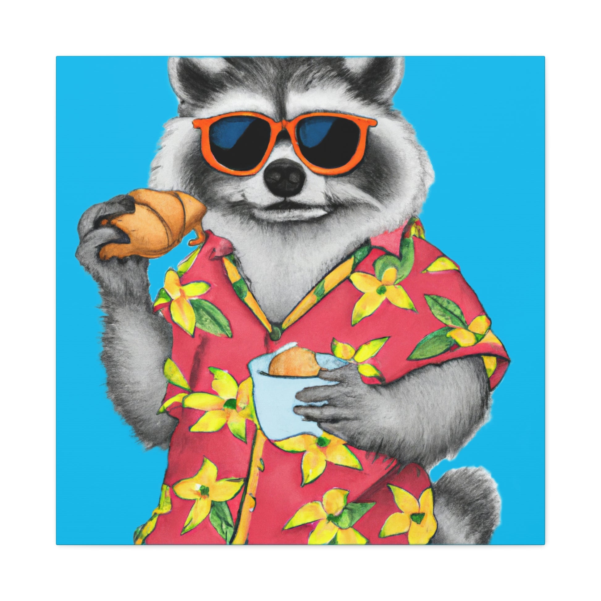 Dale the Chillin Raccoon - Raccoon Paradise