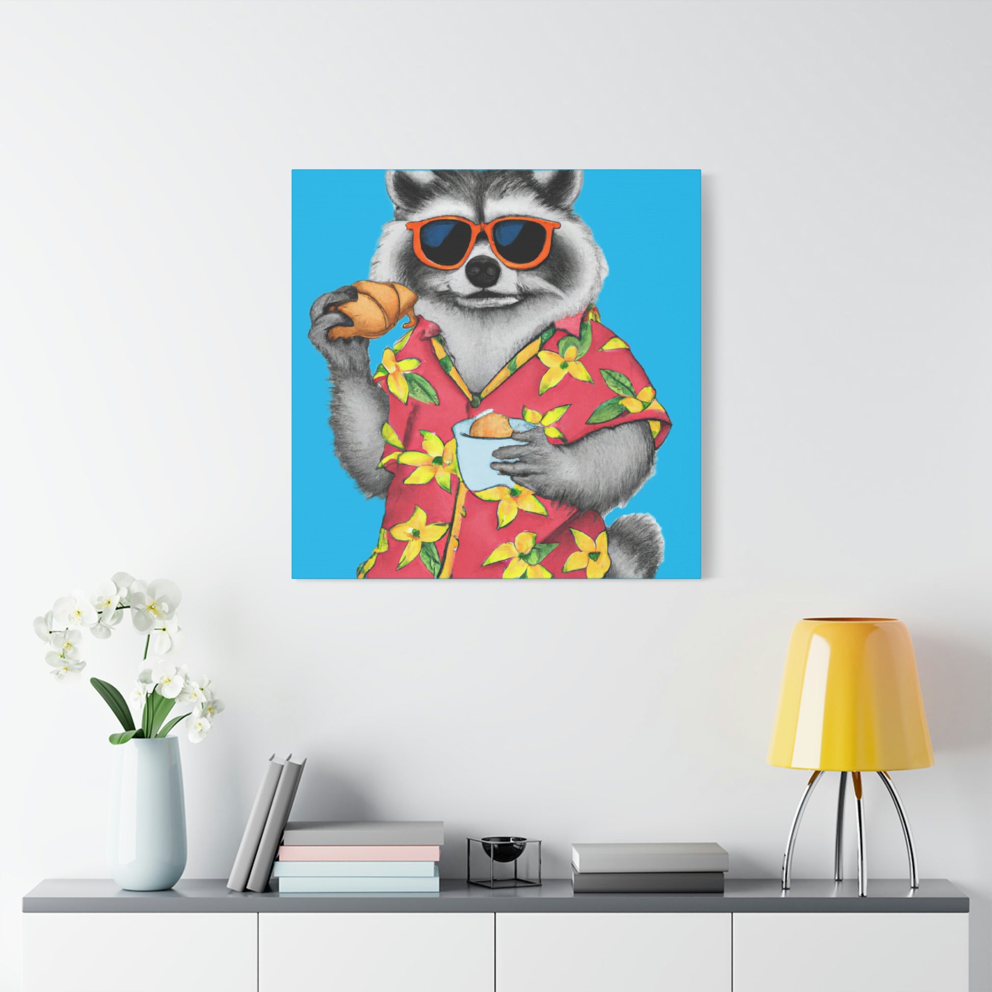 Dale the Chillin Raccoon - Raccoon Paradise