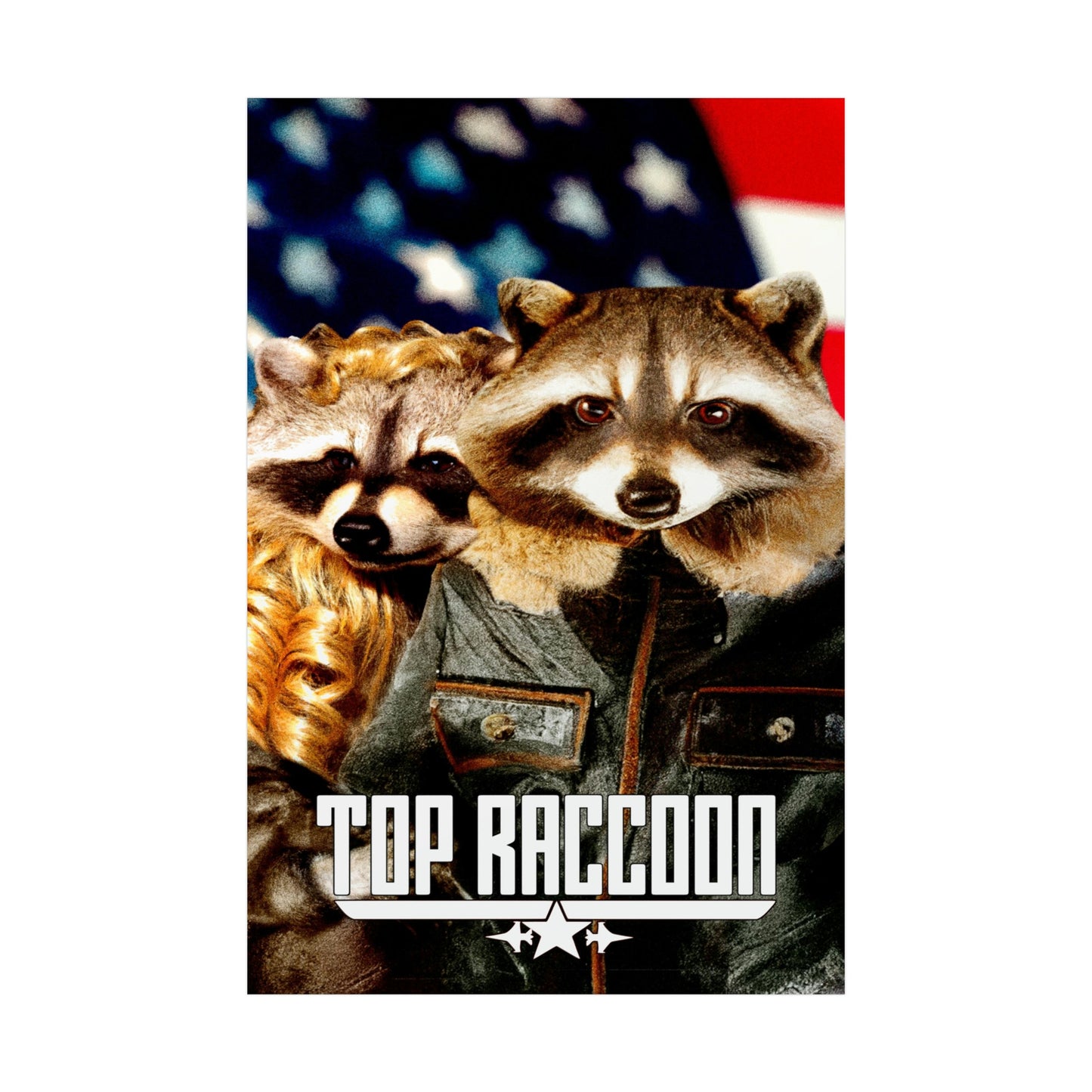 Top Raccoon Poster - Raccoon Paradise