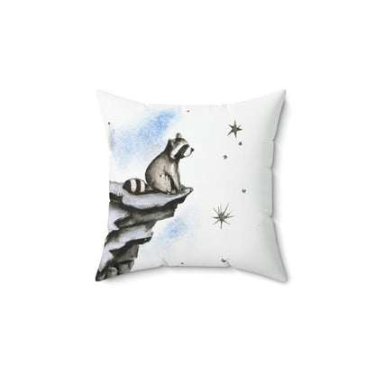 Riley Raccoon's Stellar Night Out Pillow - Raccoon Paradise