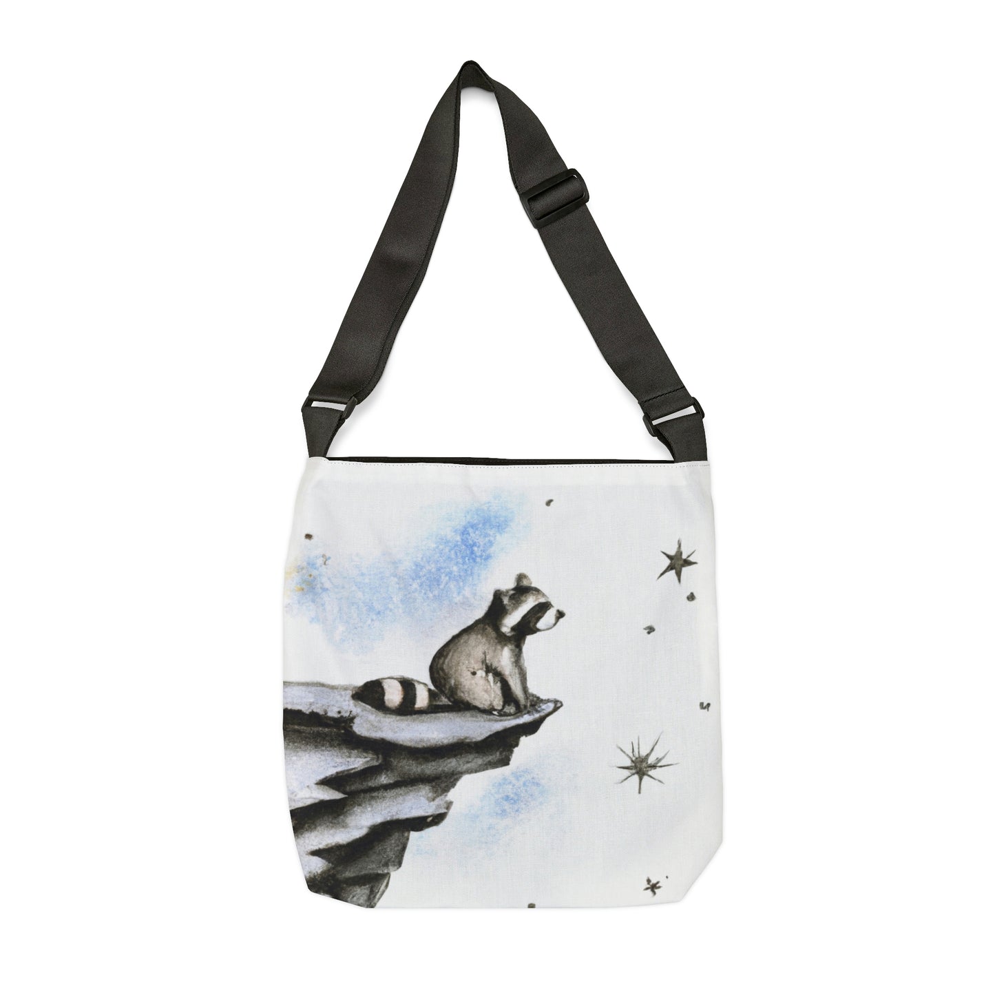 Riley Raccoon's Stellar Night Out Adjustable Tote Bag - Raccoon Paradise