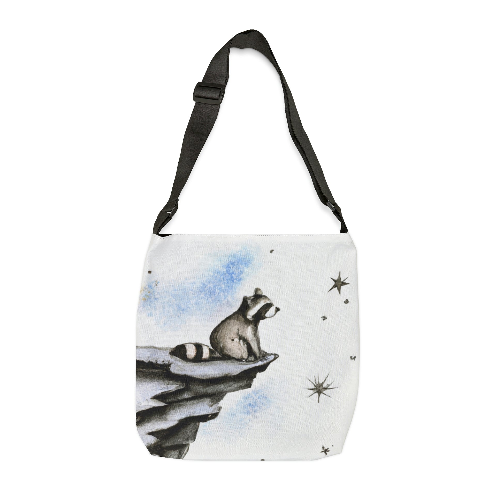 Riley Raccoon's Stellar Night Out Adjustable Tote Bag - Raccoon Paradise