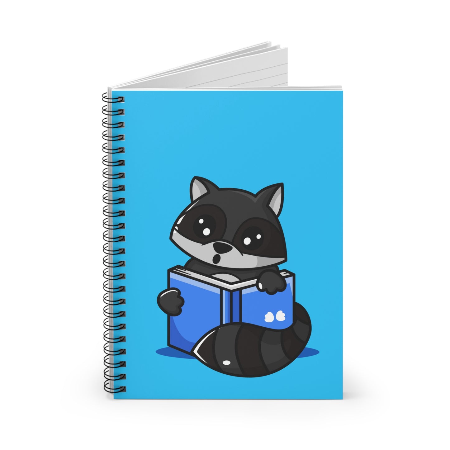 Adorable Reading Raccoon Notebook - Raccoon Paradise