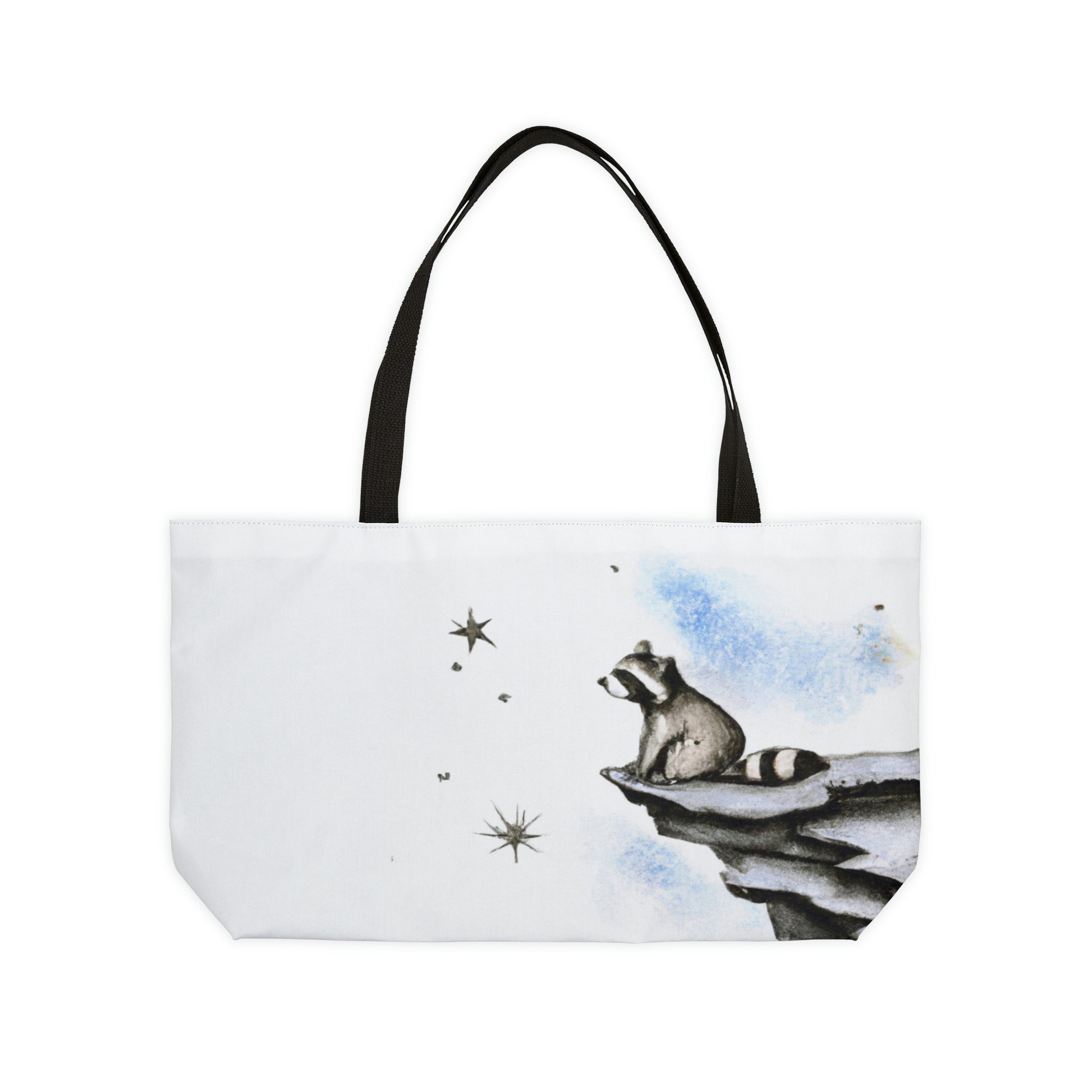 Riley Raccoon's Stellar Night Out Weekender Tote Bag - Raccoon Paradise