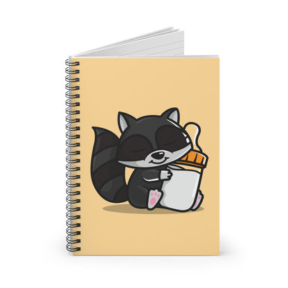 Adorable Baby Raccoon Notebook - Raccoon Paradise