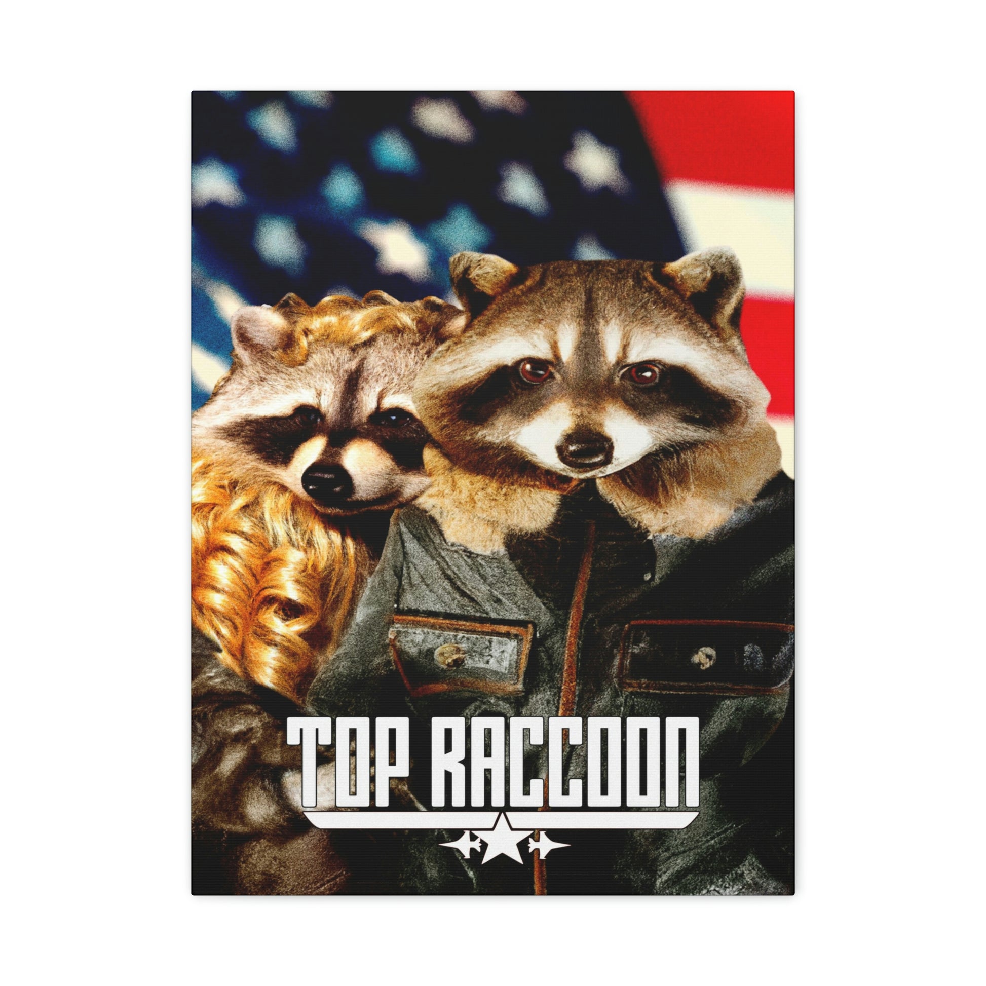 Top Raccoon Canvas - Raccoon Paradise