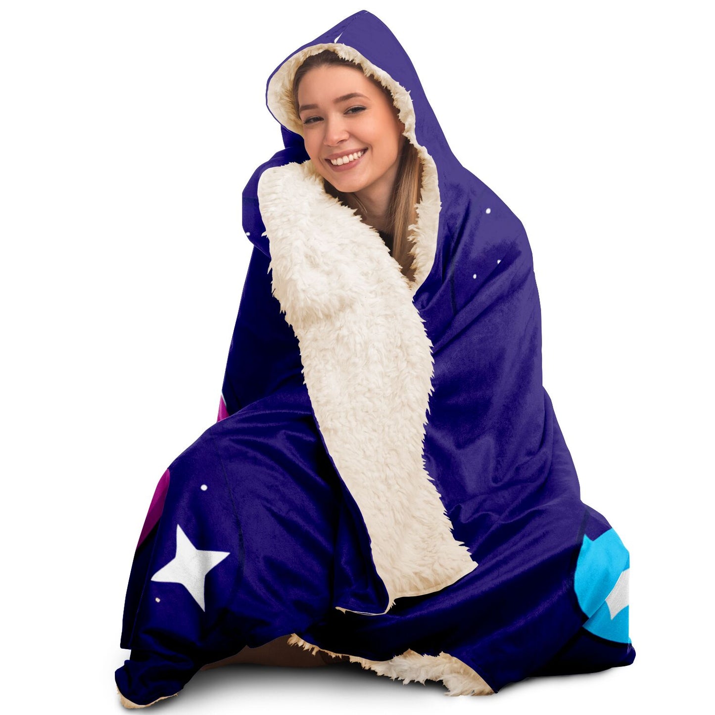 Space Cadet Jerry Hooded Blanket - Raccoon Paradise